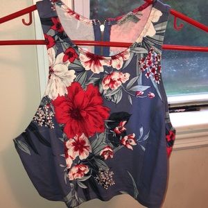 Floral crop top